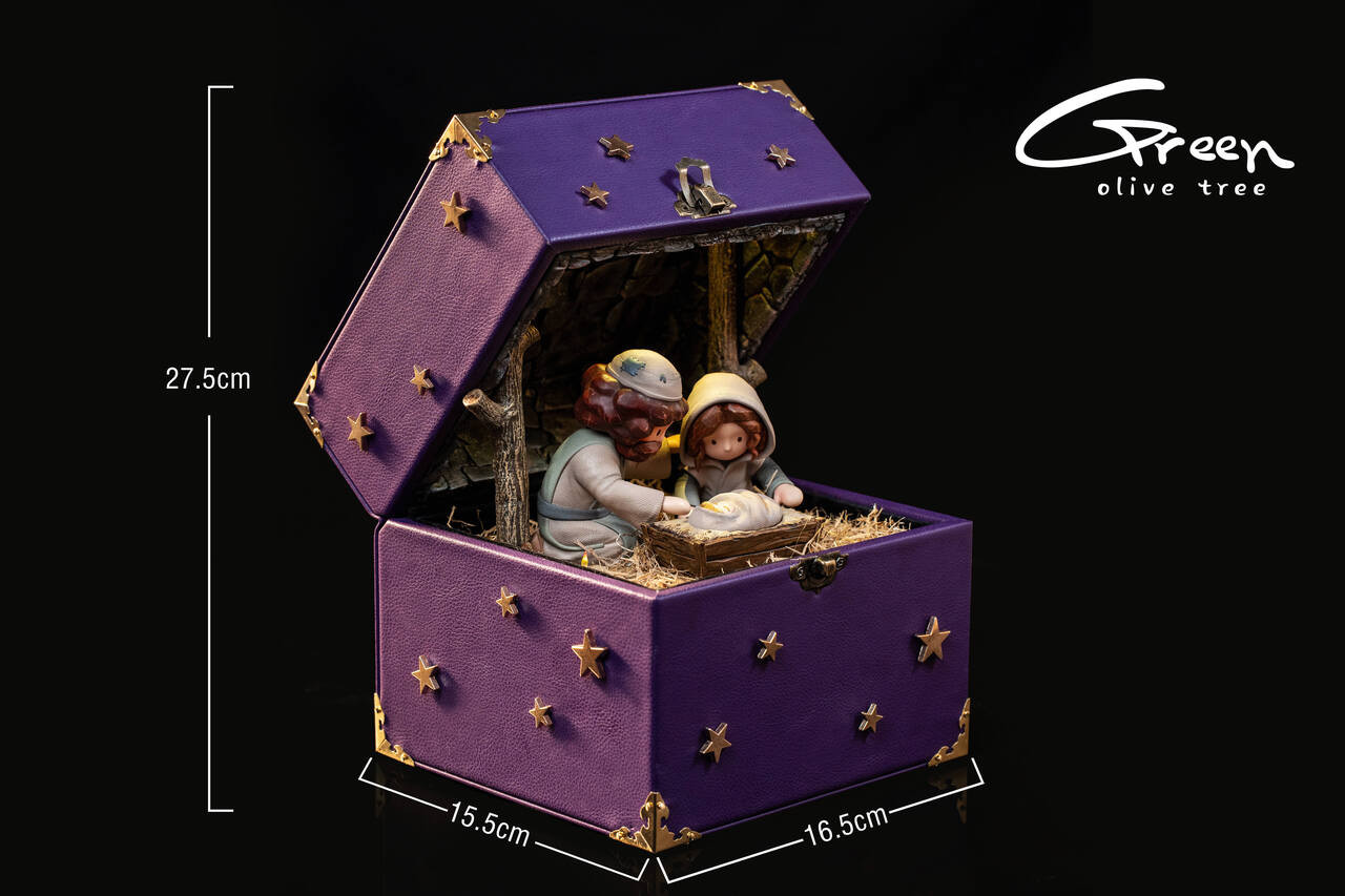 Christmas Story Nativity Music box