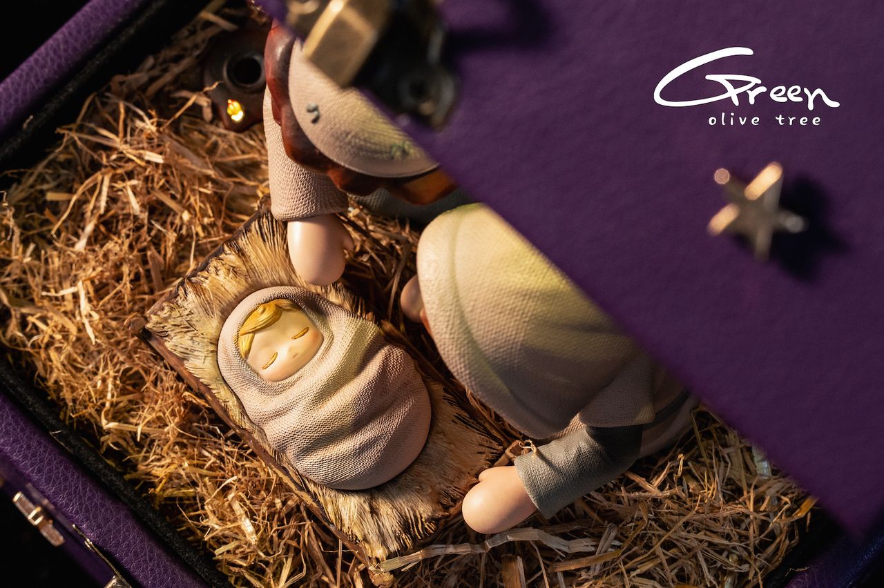 Christmas Story Nativity Music box