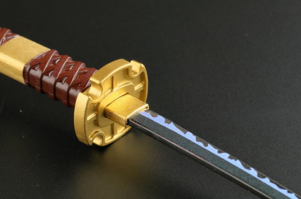 One Piece Paper Knife, Sandai Kitetsu Model (with horizontal display stand)