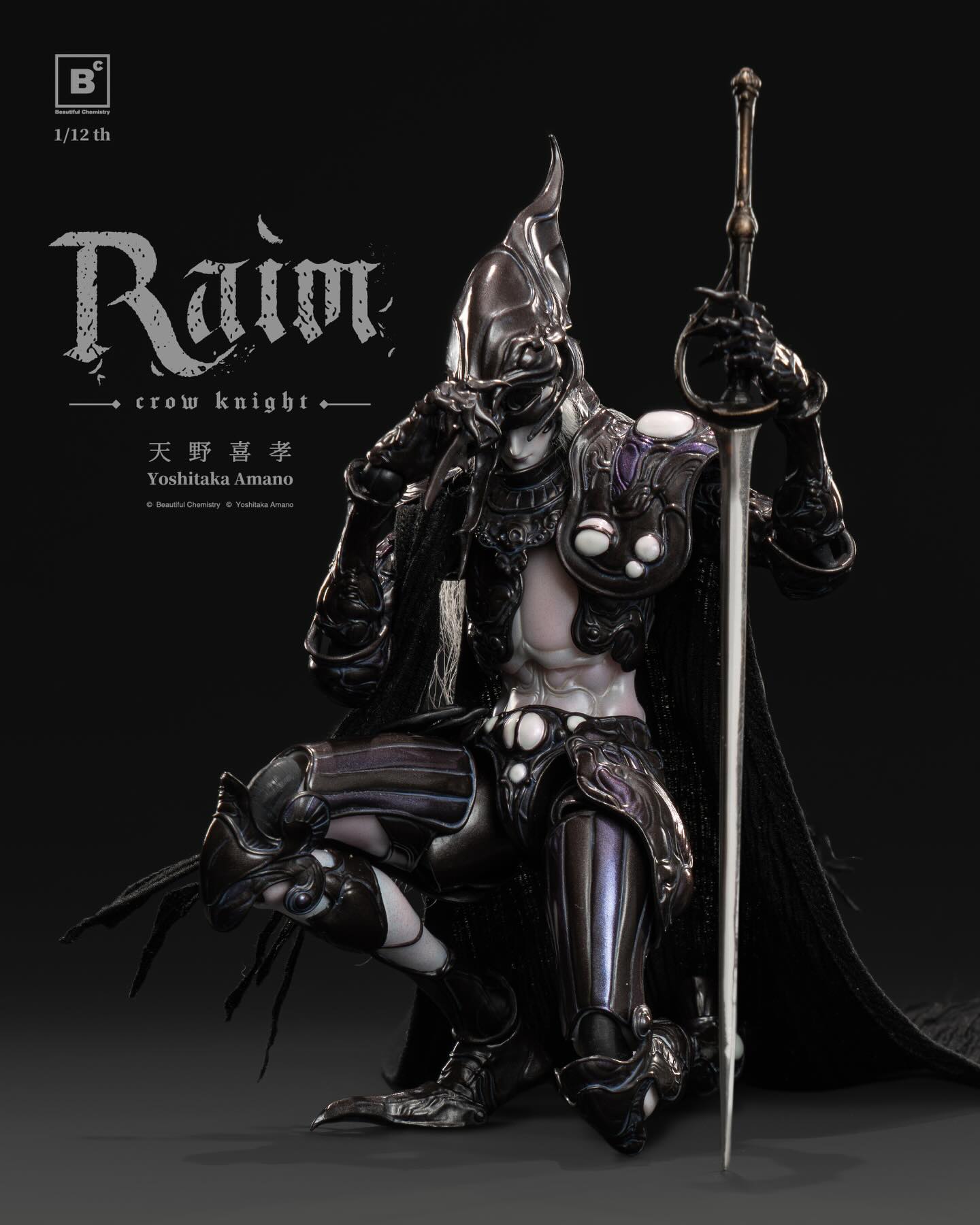 Beautiful Chemistry x Yoshitaka Amano RAIM - Crow Knight [BC202517] 1/12