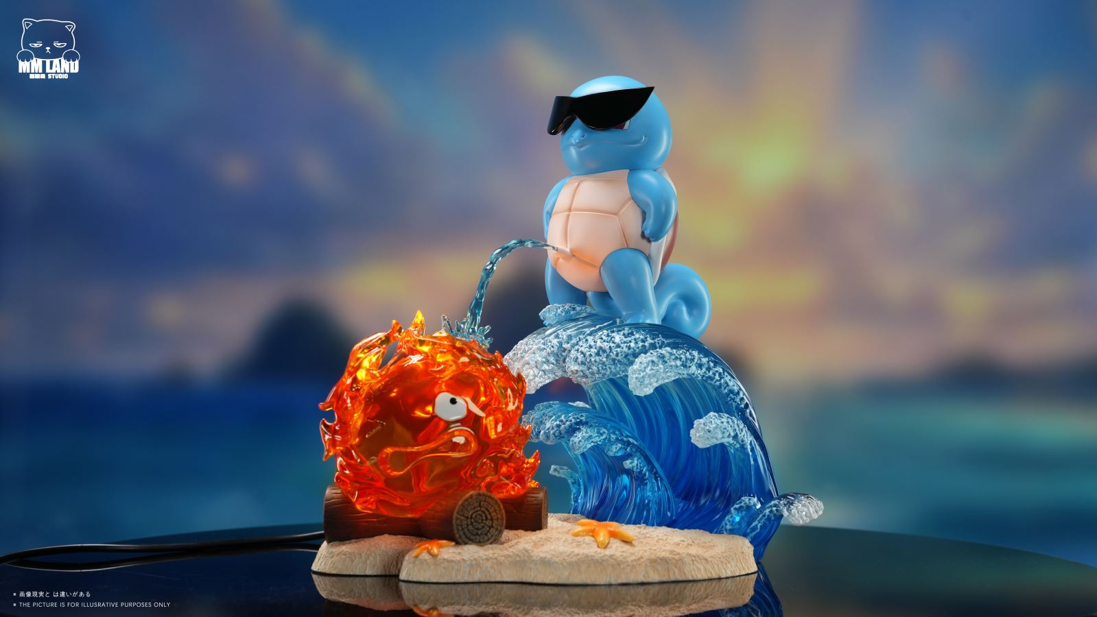 Calcifer & Squirtle - Pokemon