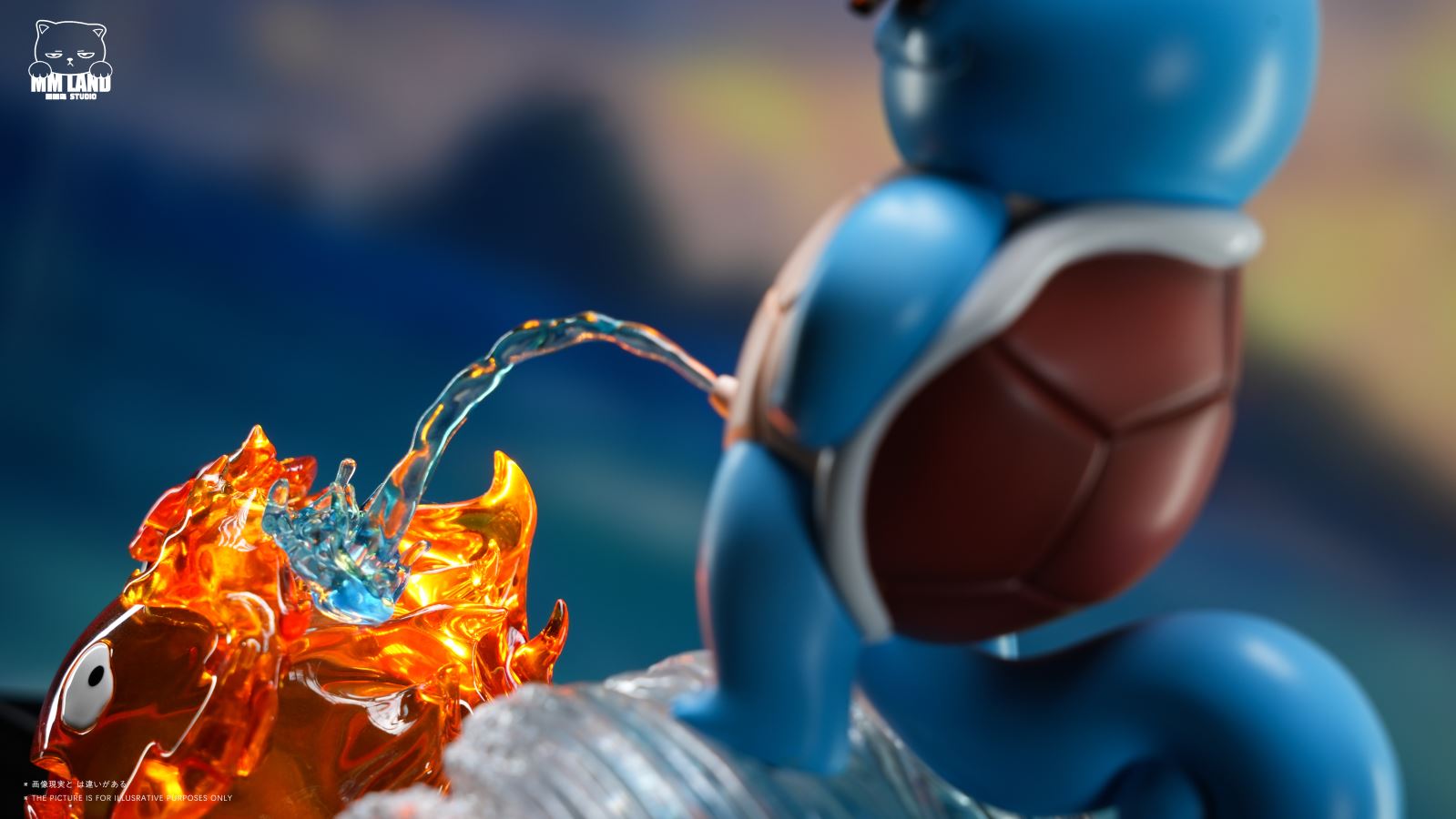 Calcifer & Squirtle - Pokemon