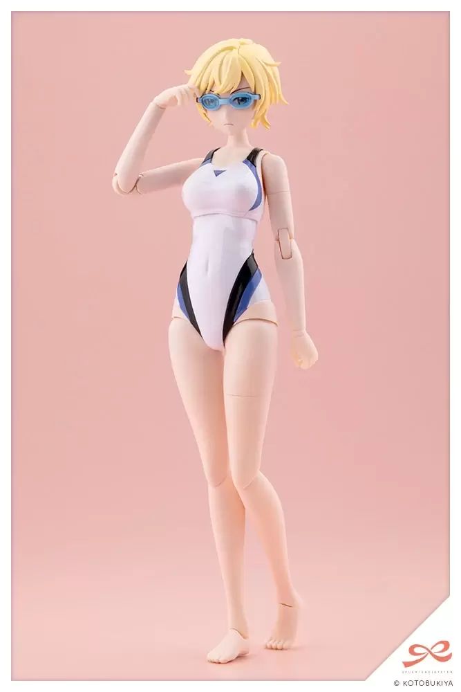 Saotome Rui [Momosakura High School - Competitive Swimsuit] Dreamy White Dolphin