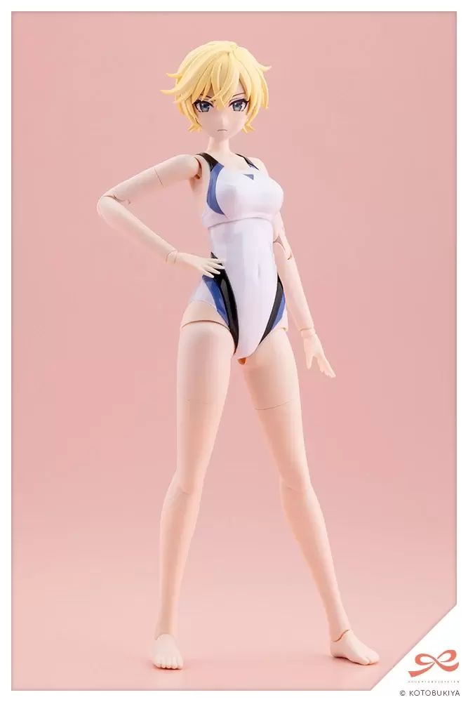 Saotome Rui [Momosakura High School - Competitive Swimsuit] Dreamy White Dolphin