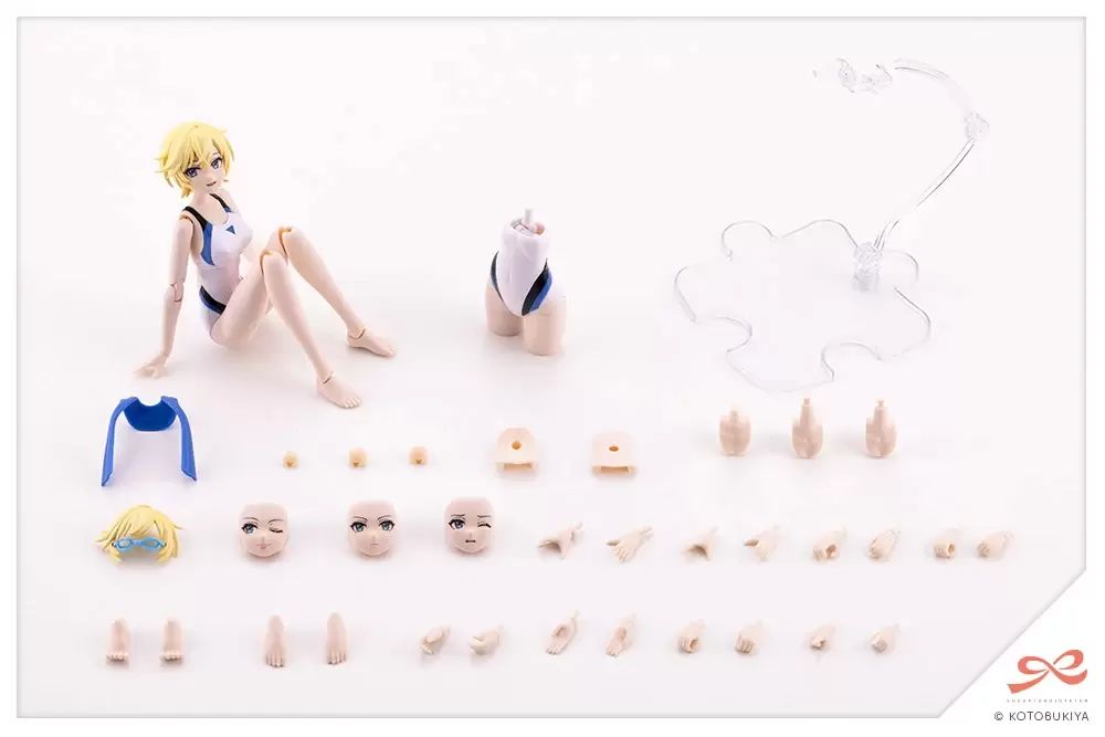 Saotome Rui [Momosakura High School - Competitive Swimsuit] Dreamy White Dolphin