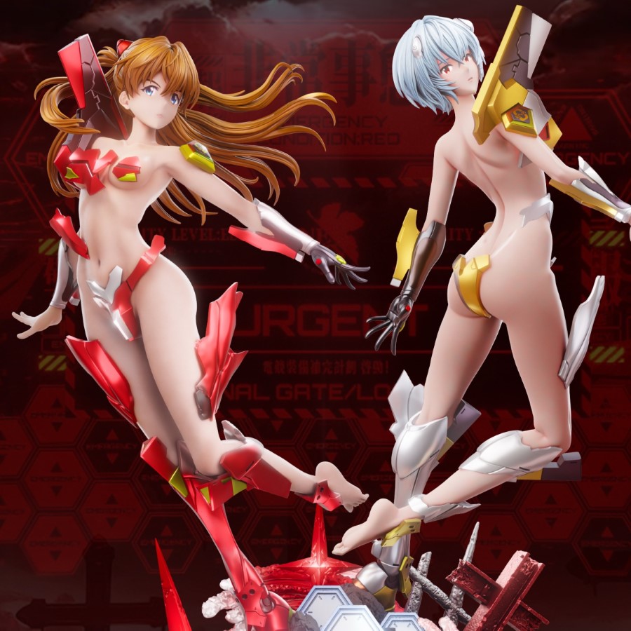 Asuka & Ayanami Rei - Evangelion
