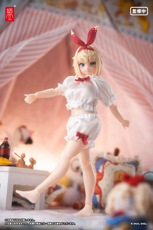 Puff Sleeves Loungewear (White)