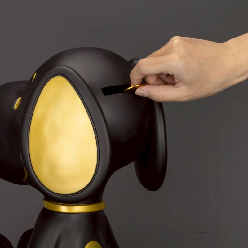 Snoopy Piggy Bank [Black & Gold Version]