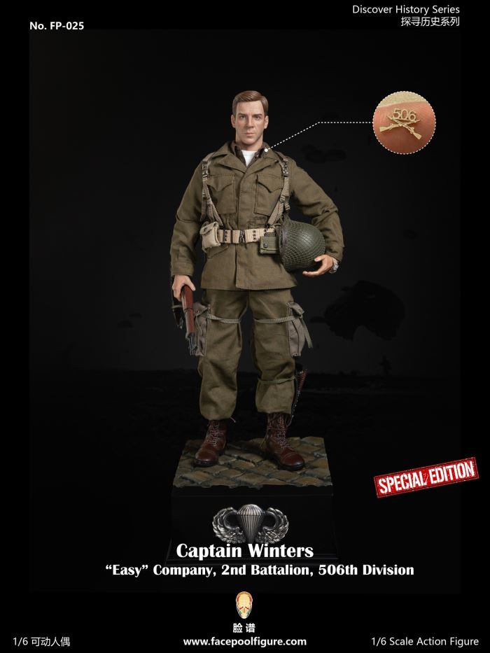 WWII US Airborne Division E Company Commander 1/6