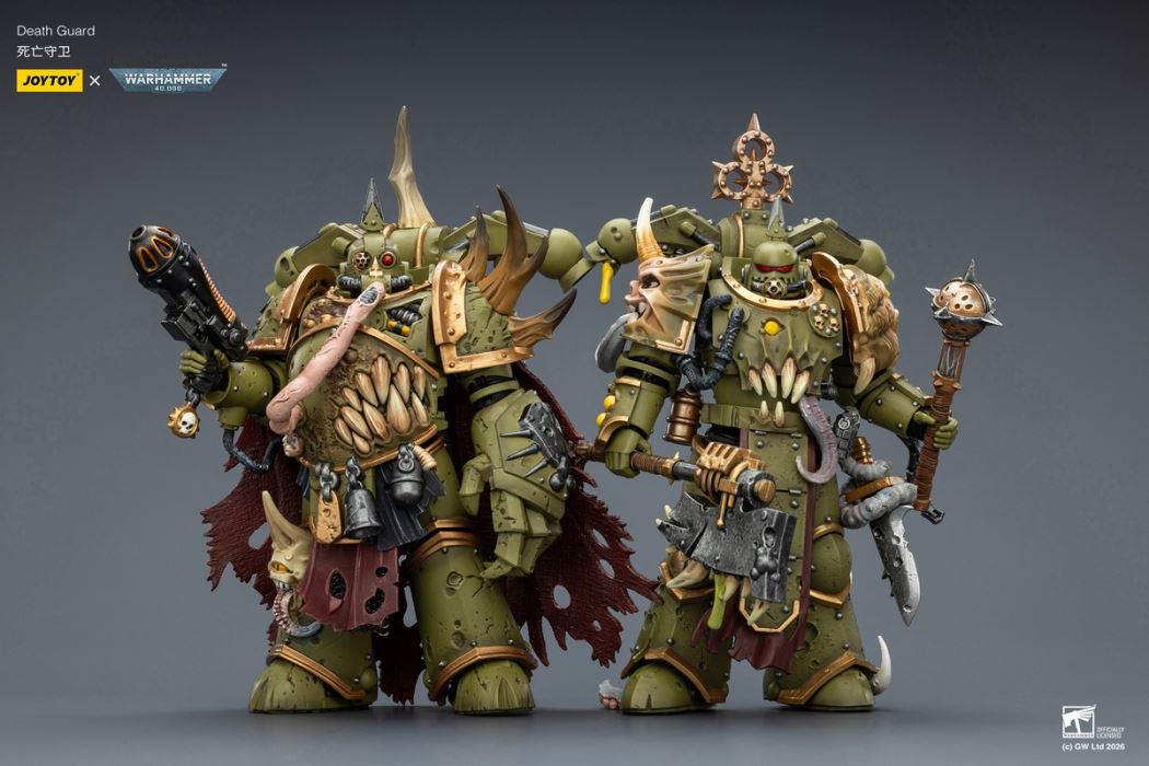 Death Guard Plague Warrior/Warrior & Tibat Mal, Son of Horus/Citybreaker