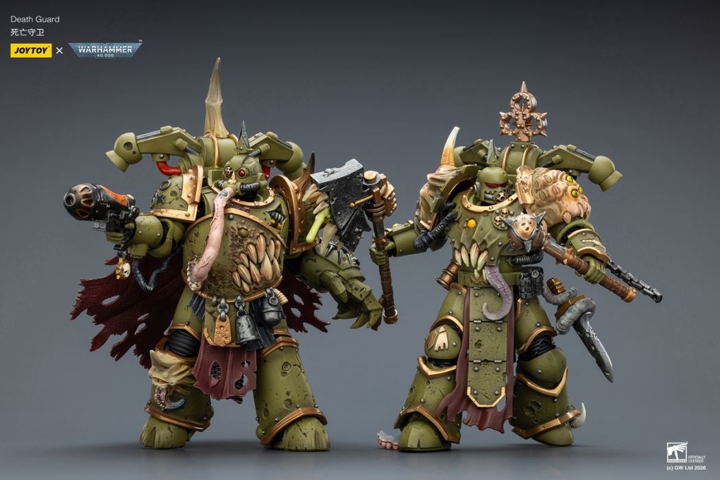Death Guard Plague Warrior/Warrior & Tibat Mal, Son of Horus/Citybreaker