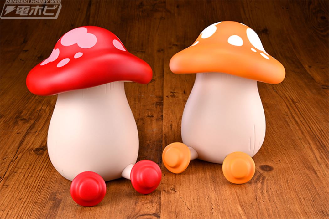Soft Vinyl Walking Mushroom [Orange]