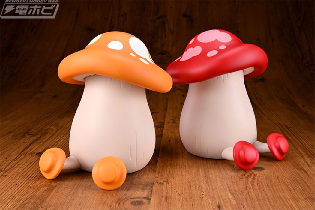 Soft Vinyl Walking Mushroom [Orange]