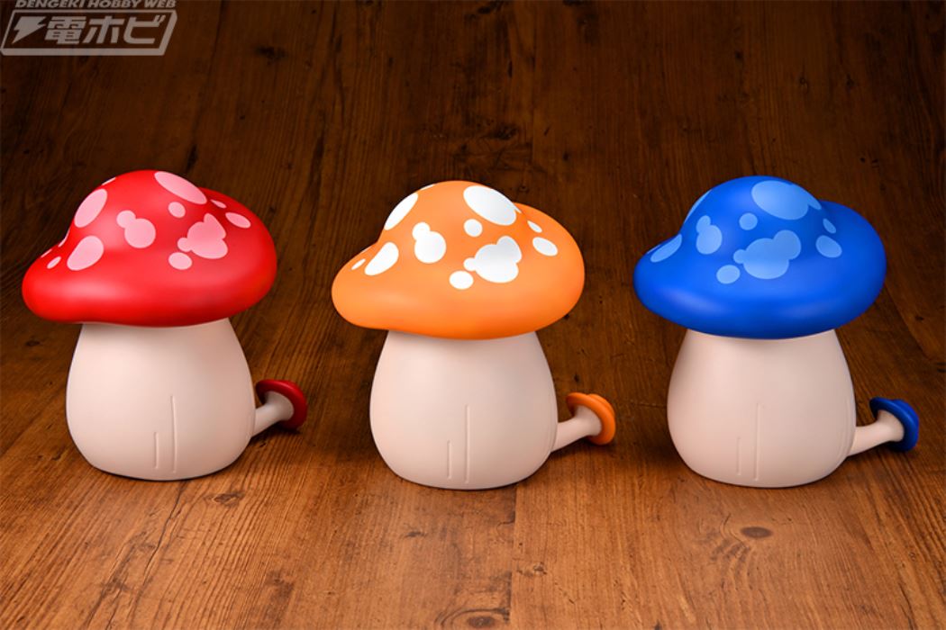 Soft Vinyl Walking Mushroom [Orange]