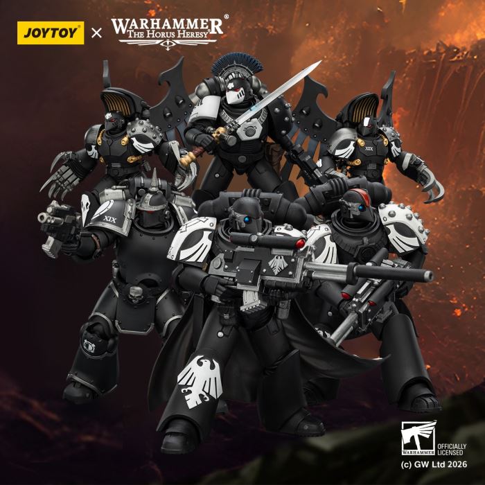 Raven Guard - Dark Fury/Shadow Sergeant/Mordes Member/Tactical Sergeant/Legion Soldier 1/18