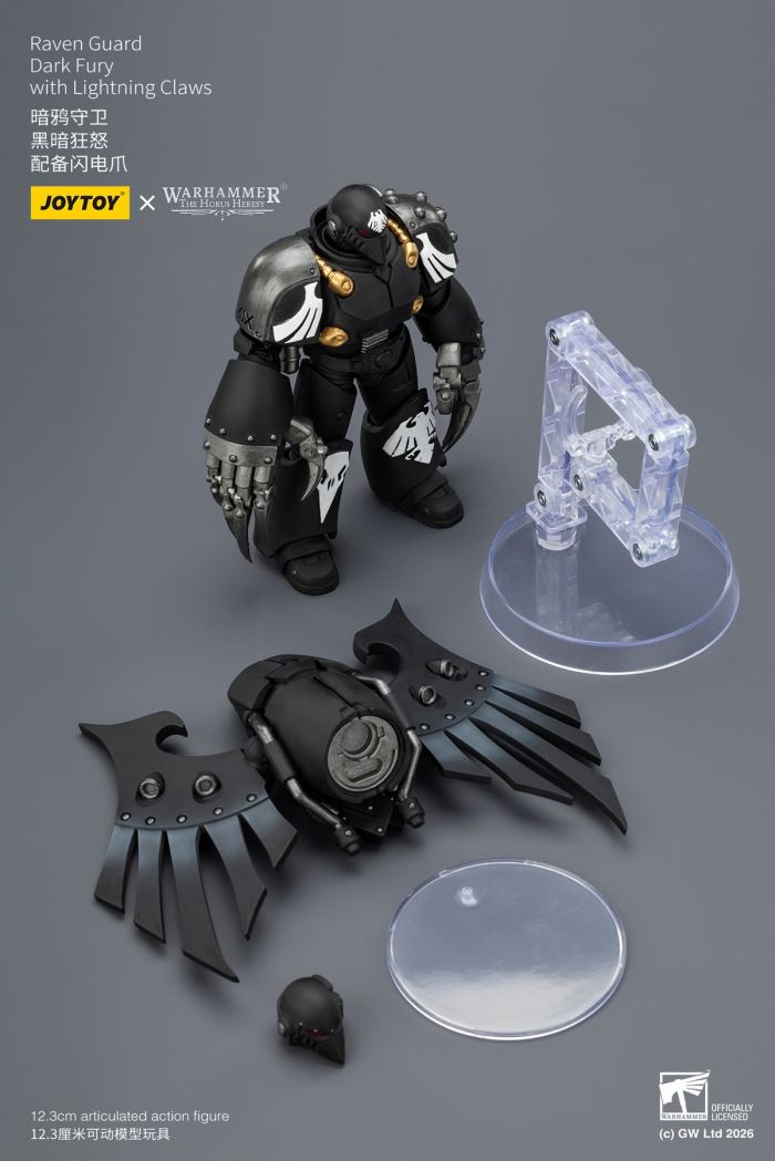 Raven Guard - Dark Fury/Shadow Sergeant/Mordes Member/Tactical Sergeant/Legion Soldier 1/18