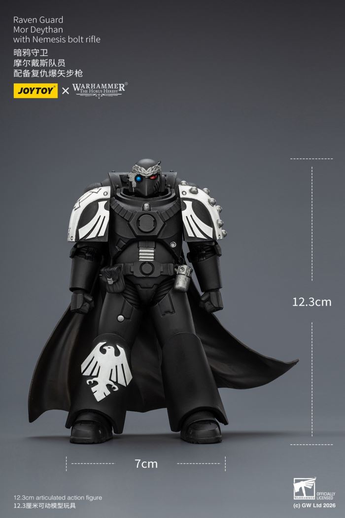 Raven Guard - Dark Fury/Shadow Sergeant/Mordes Member/Tactical Sergeant/Legion Soldier 1/18