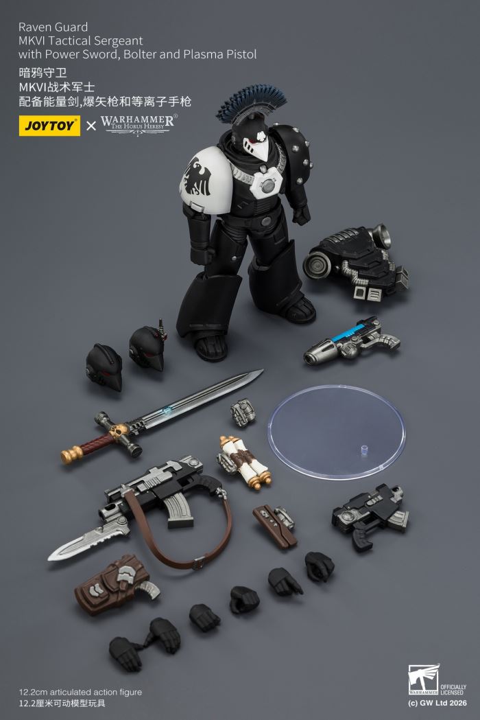 Raven Guard - Dark Fury/Shadow Sergeant/Mordes Member/Tactical Sergeant/Legion Soldier 1/18