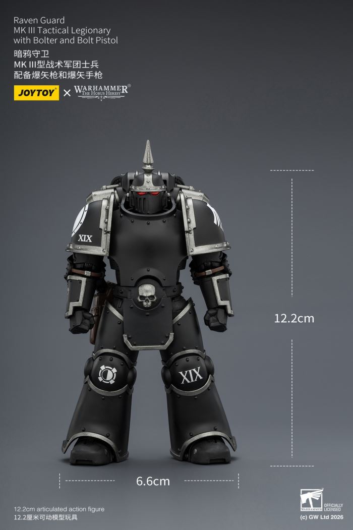 Raven Guard - Dark Fury/Shadow Sergeant/Mordes Member/Tactical Sergeant/Legion Soldier 1/18