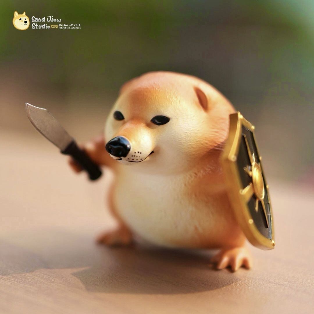 Silly Sword and Shield Dog