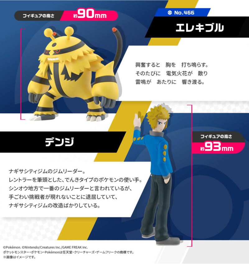 Pokemon Scale World Sinnoh Region Volkner & Electivire