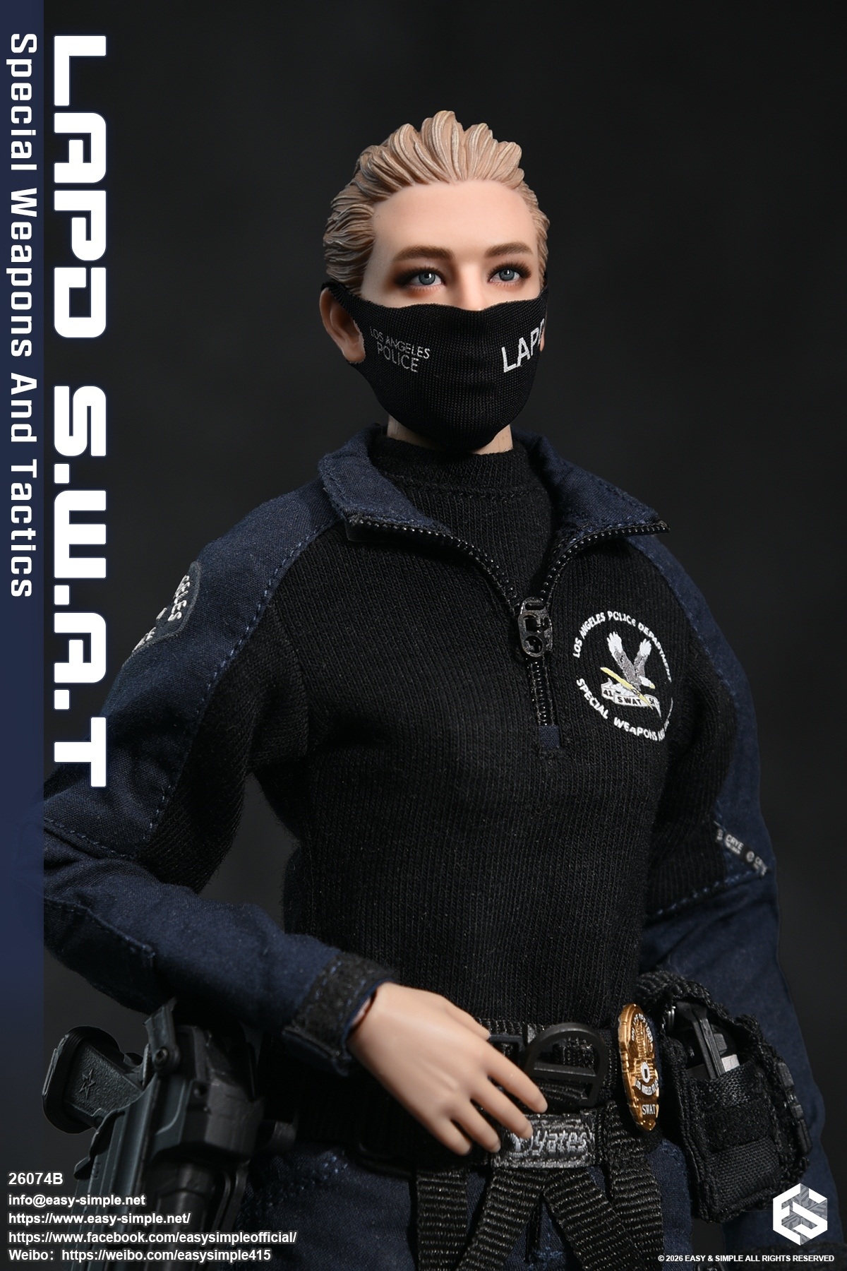 LAPD SWAT Female Team Member [Type B] 1/6