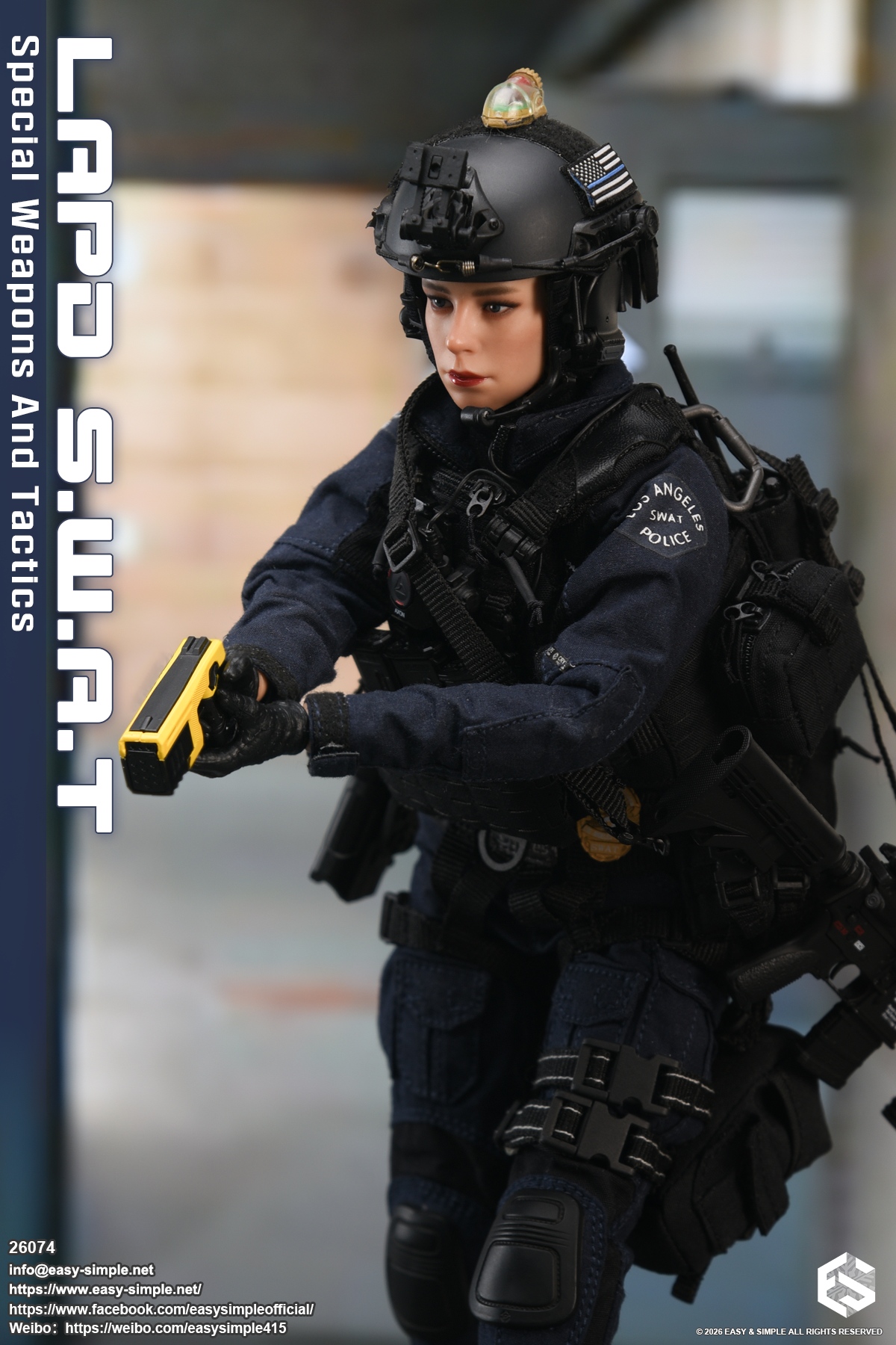 LAPD SWAT Female Team Member [Type B] 1/6
