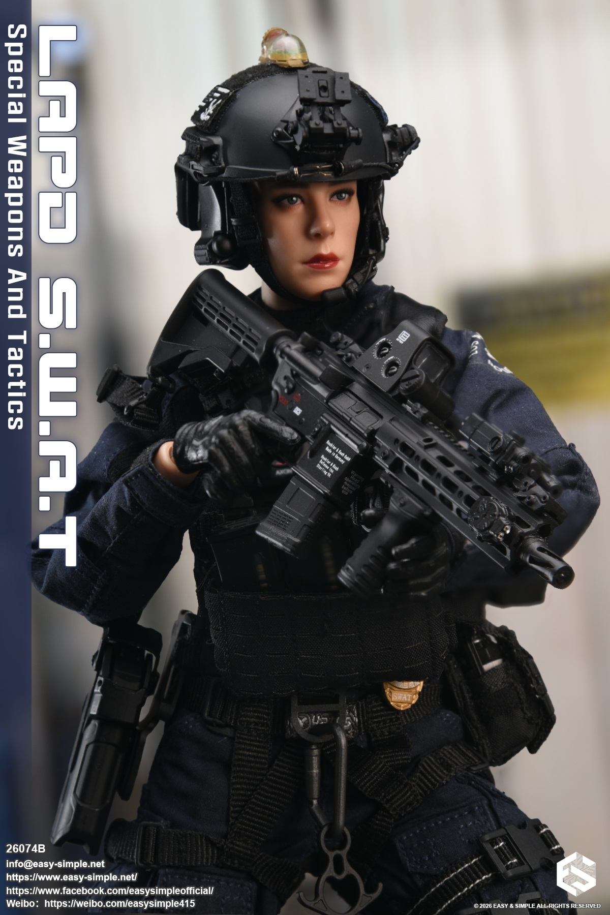 LAPD SWAT Female Team Member [Type B] 1/6