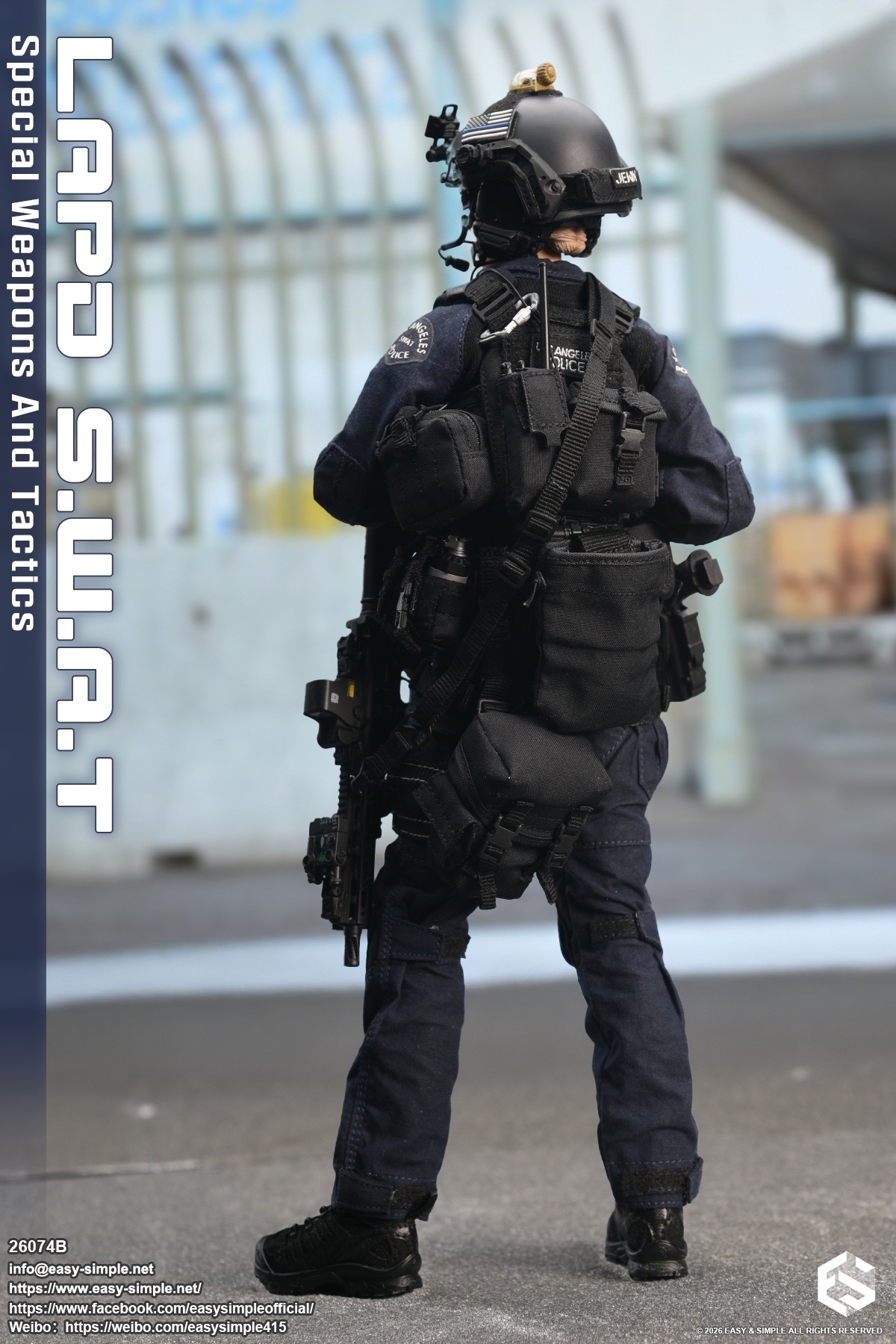 LAPD SWAT Female Team Member [Type B] 1/6
