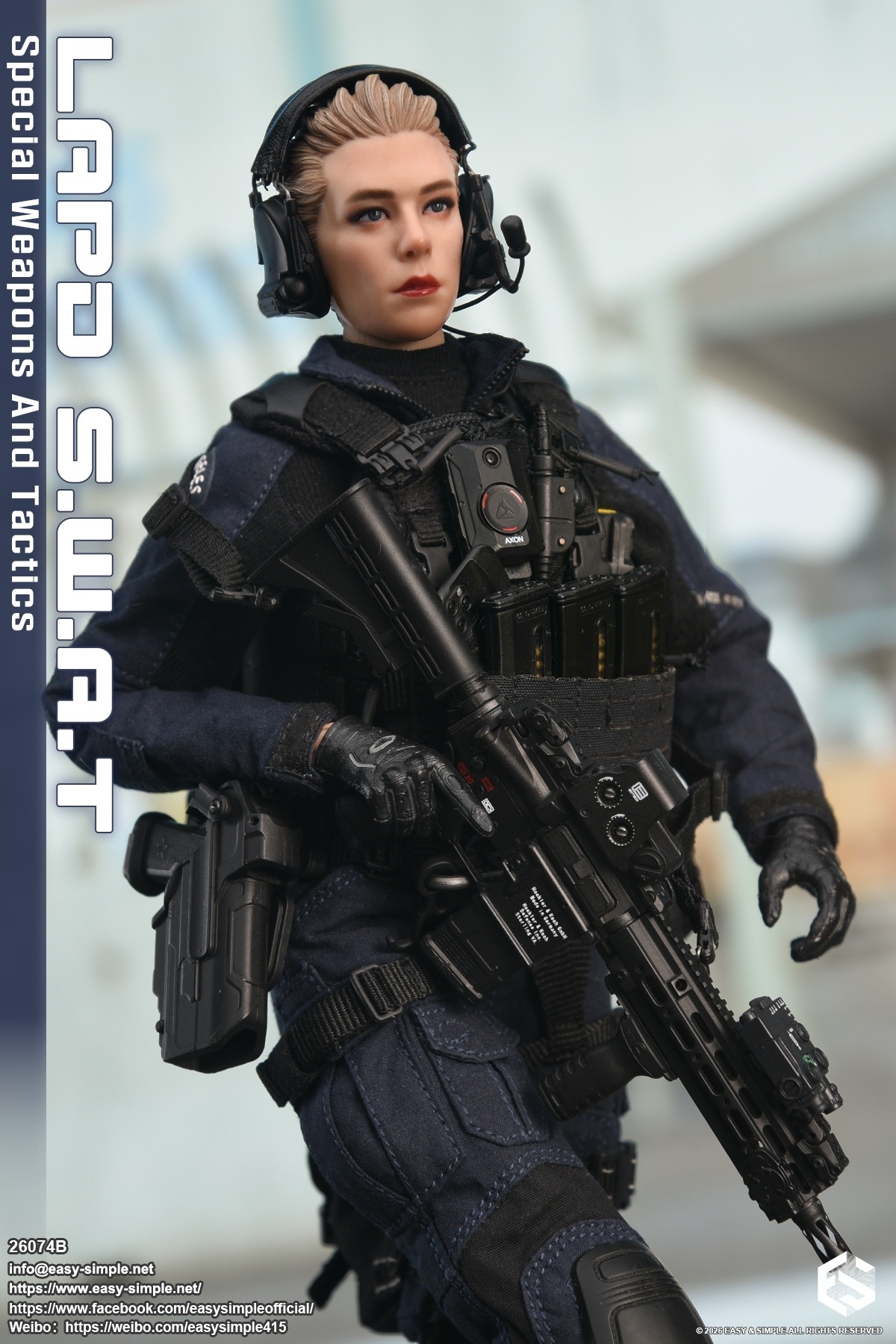LAPD SWAT Female Team Member [Type B] 1/6