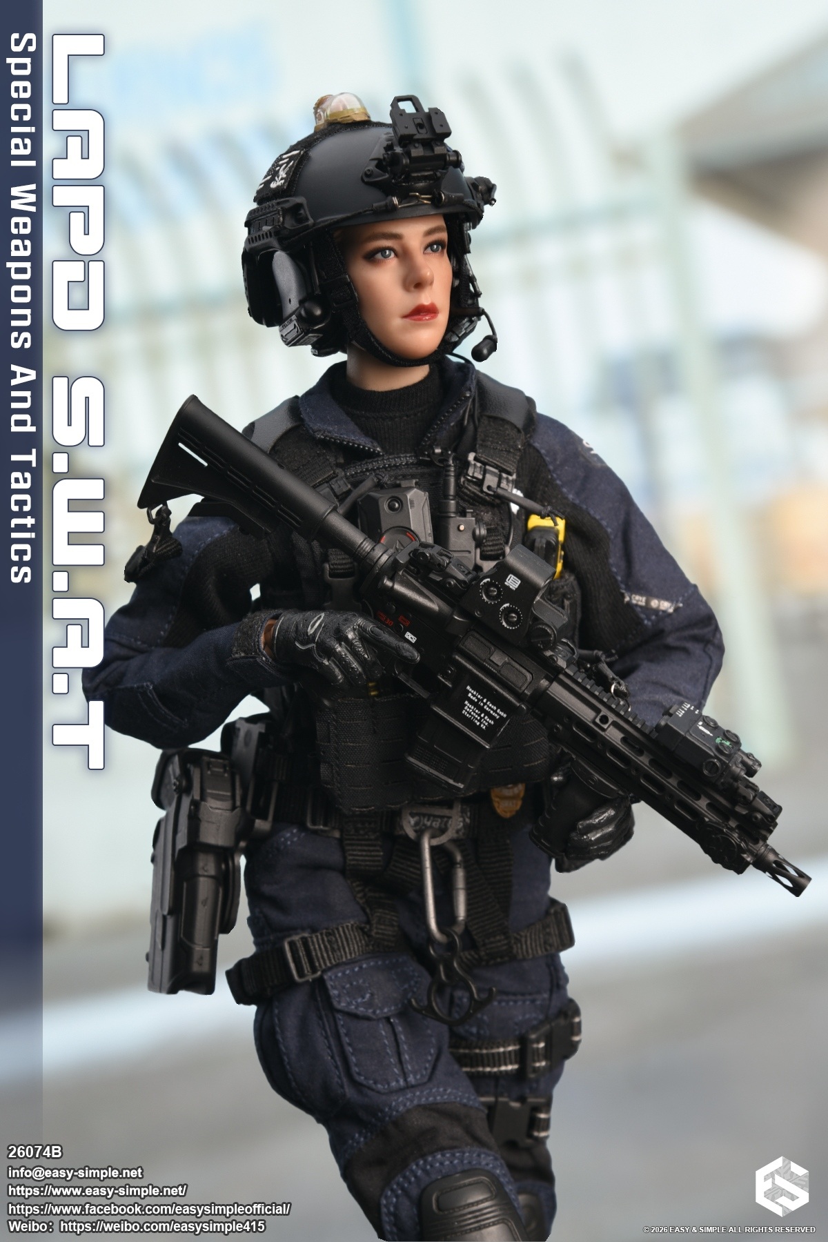 LAPD SWAT Female Team Member [Type B] 1/6