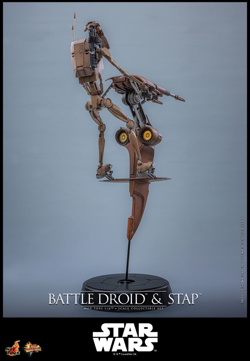 Star Wars: Episode I – The Phantom Menace - Battle Droid & STAP 1/6