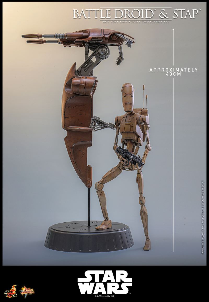 Star Wars: Episode I – The Phantom Menace - Battle Droid & STAP 1/6