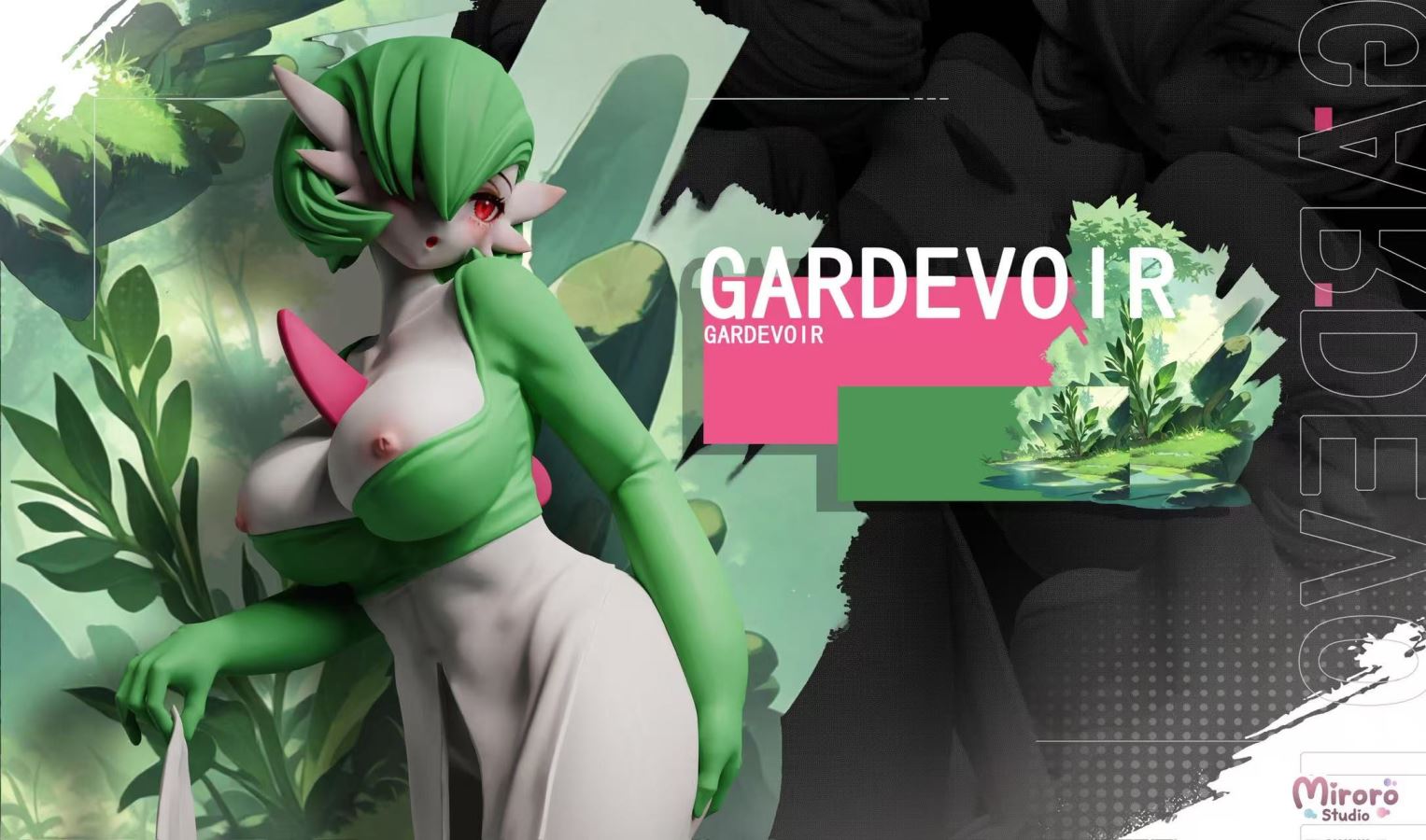 Meowscarada & Gardevoir 1/6