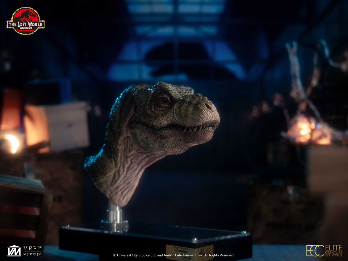 Junior T-rex Bust Prop (Jurassic Park : The Lost World)