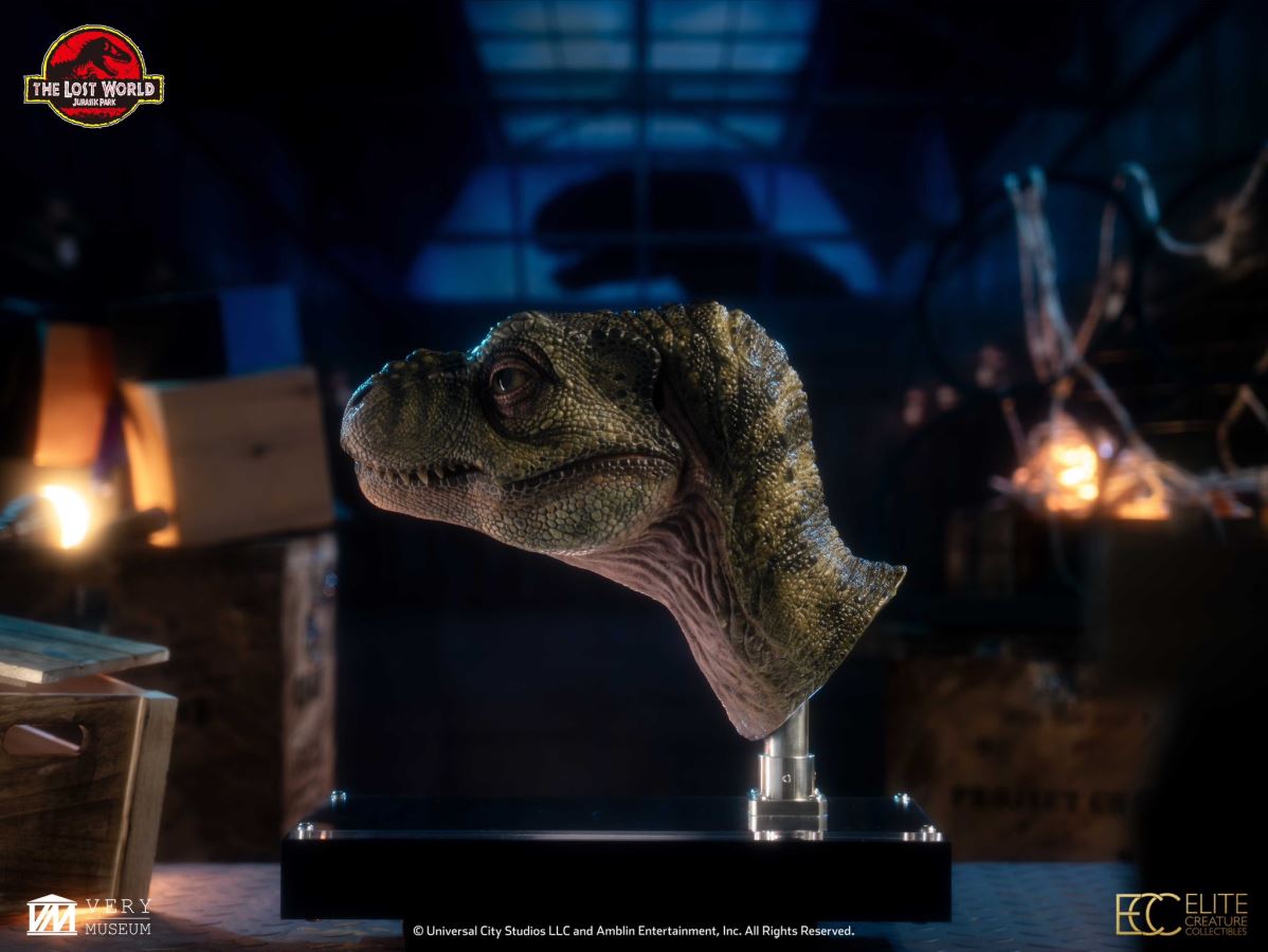 Junior T-rex Bust Prop (Jurassic Park : The Lost World)