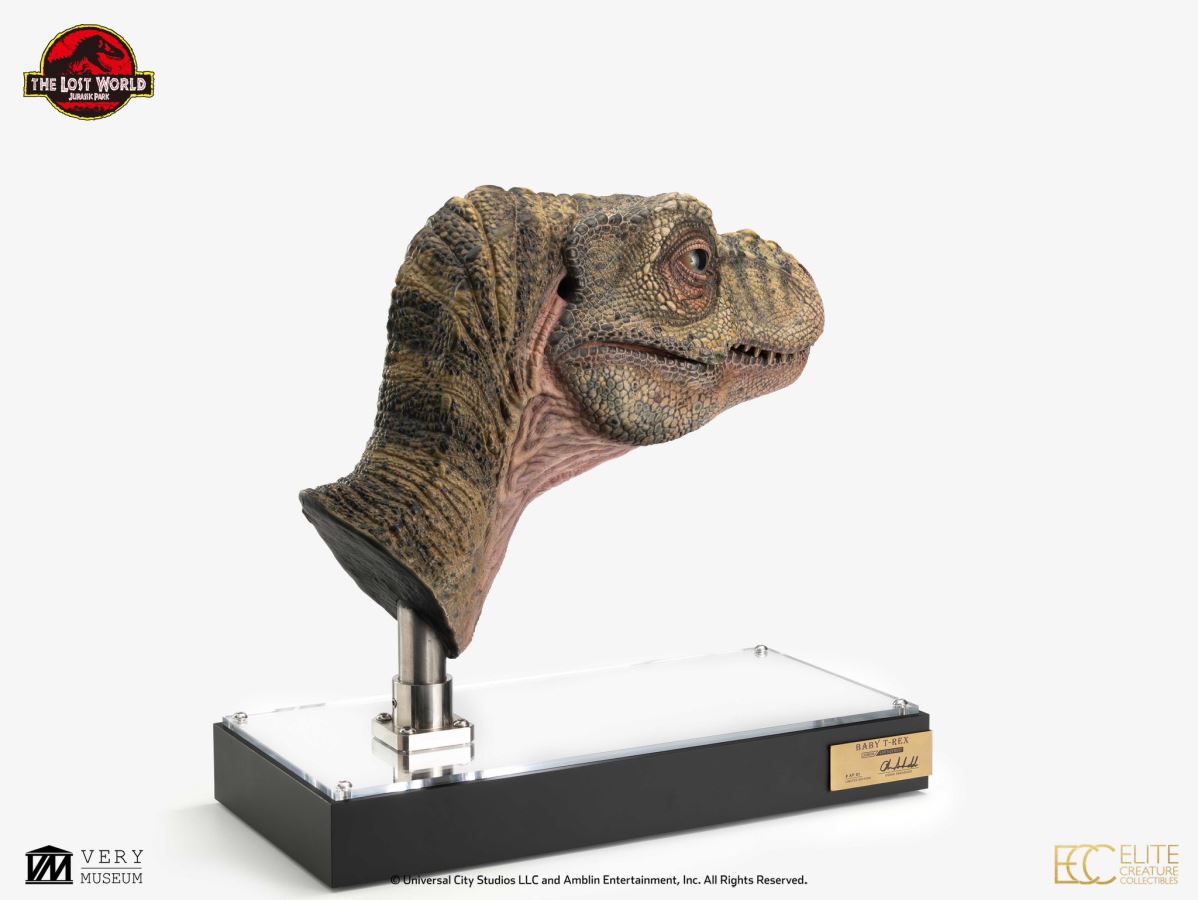 Junior T-rex Bust Prop (Jurassic Park : The Lost World)