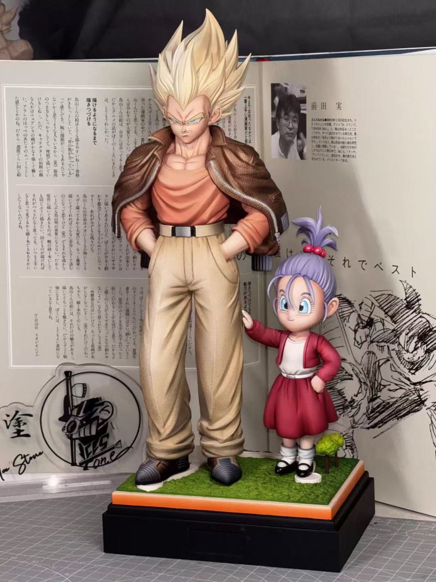 Father Vegeta and Daughter Bra - Dragon Ball