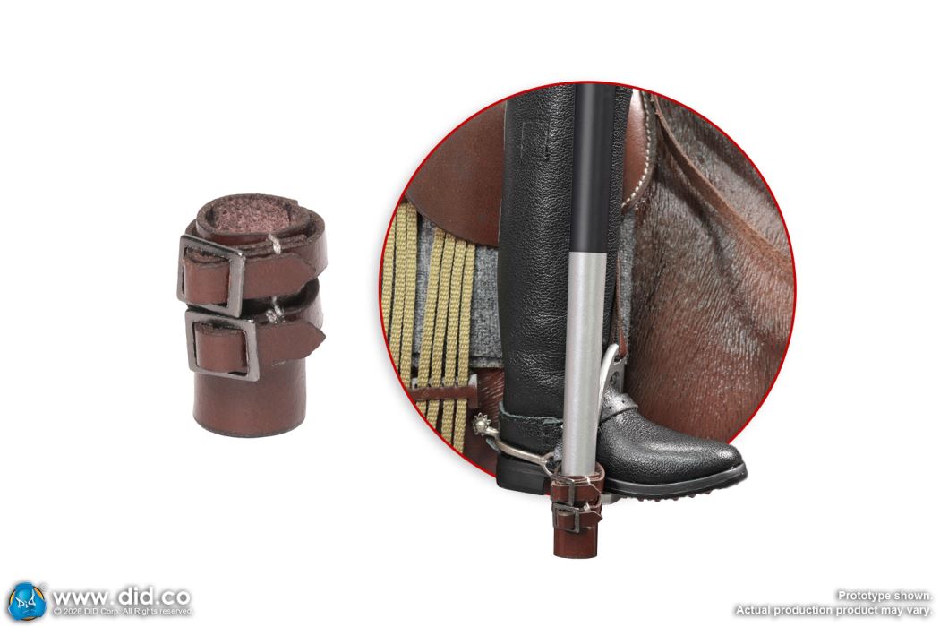 Brown WWII German Military Horse 1/6