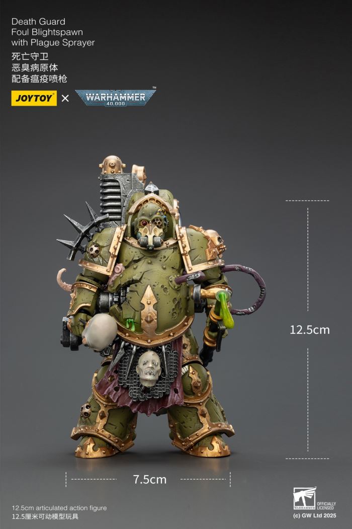 Warhammer - Death Guard Stink Pathogen & Virus Lord 1/18