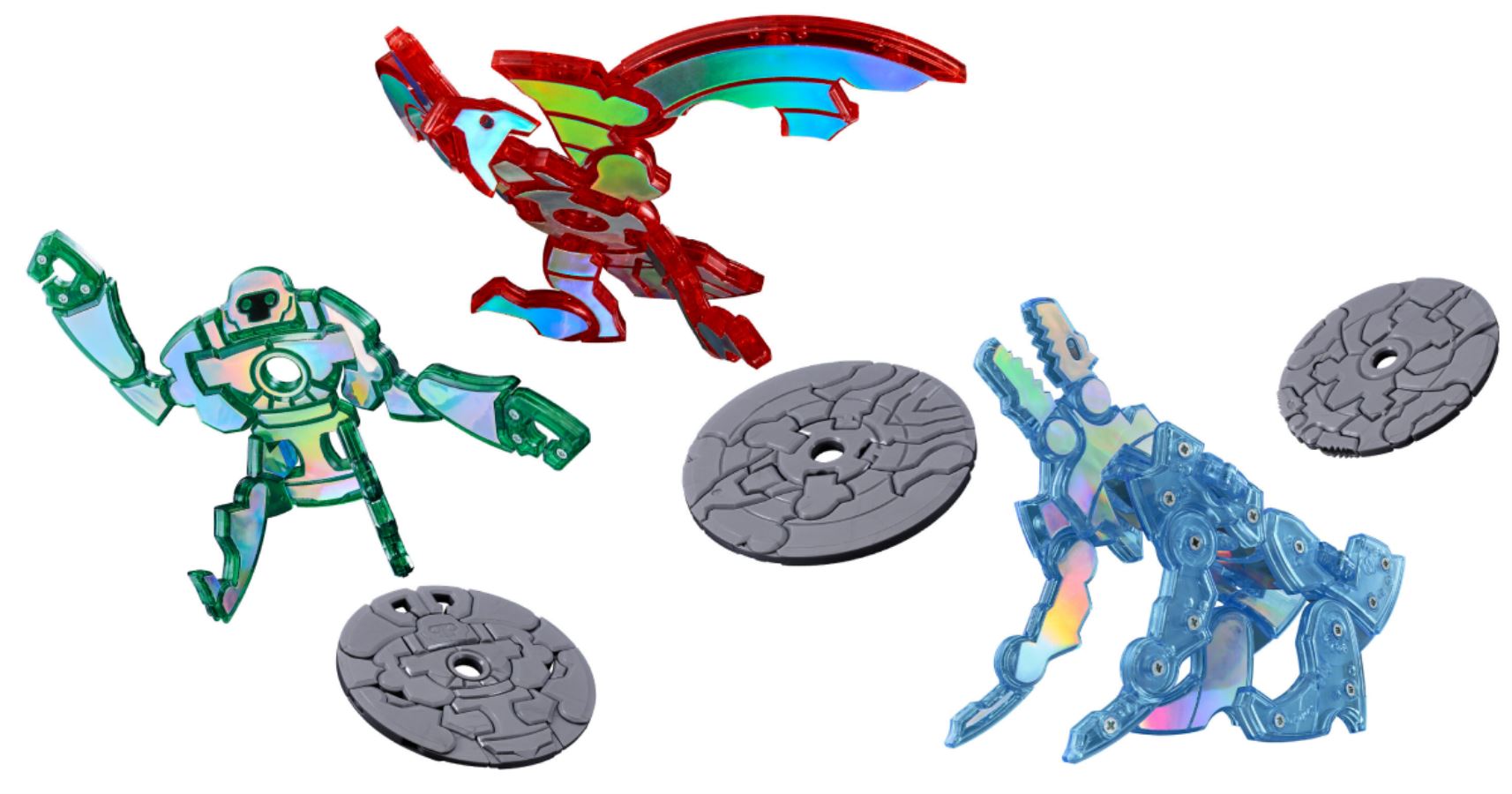 Disc Animal Hawk / Wolf / Monkey Disc Set