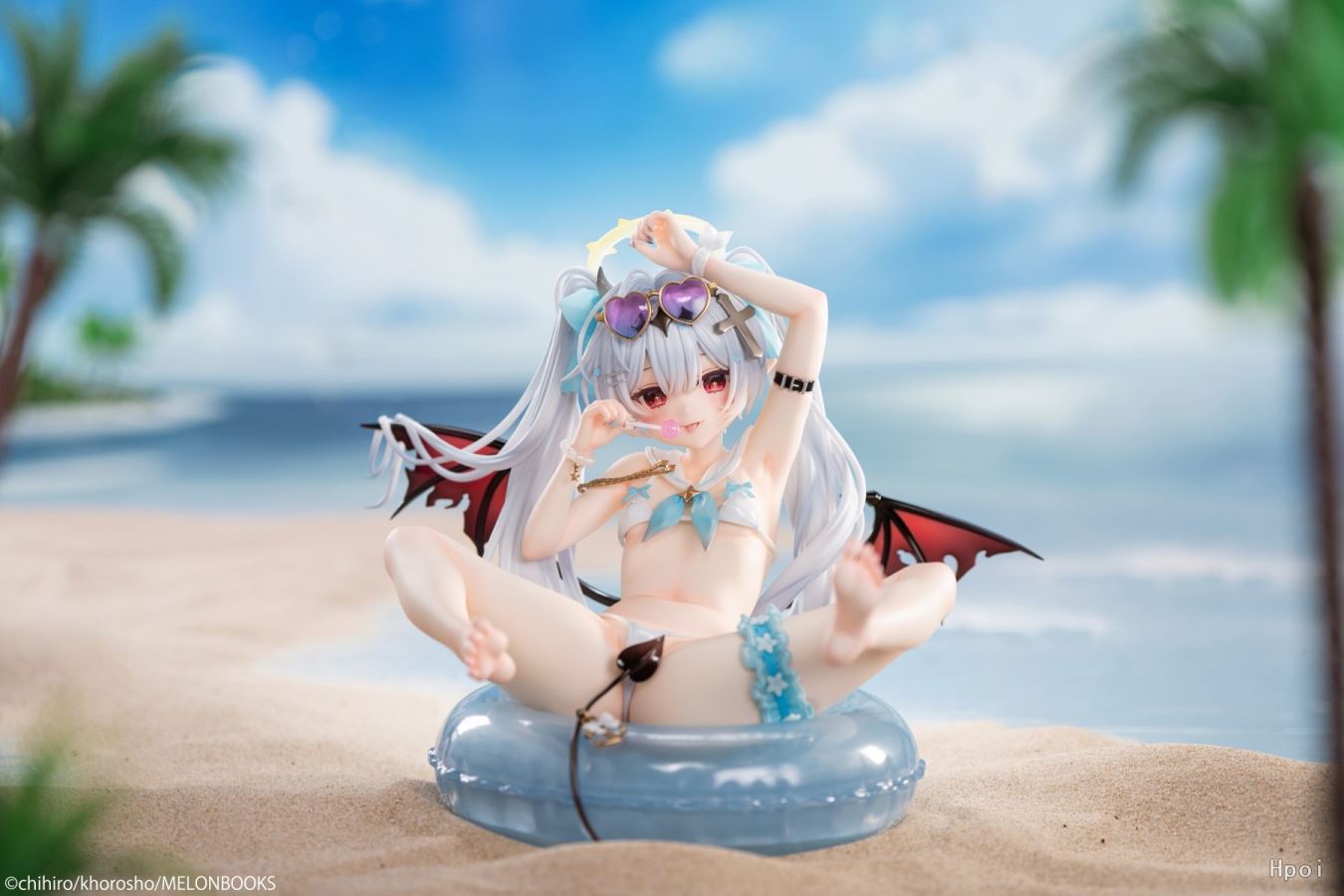 Silver-haired girl ~Floating Summer~ illustrated by Chihiro