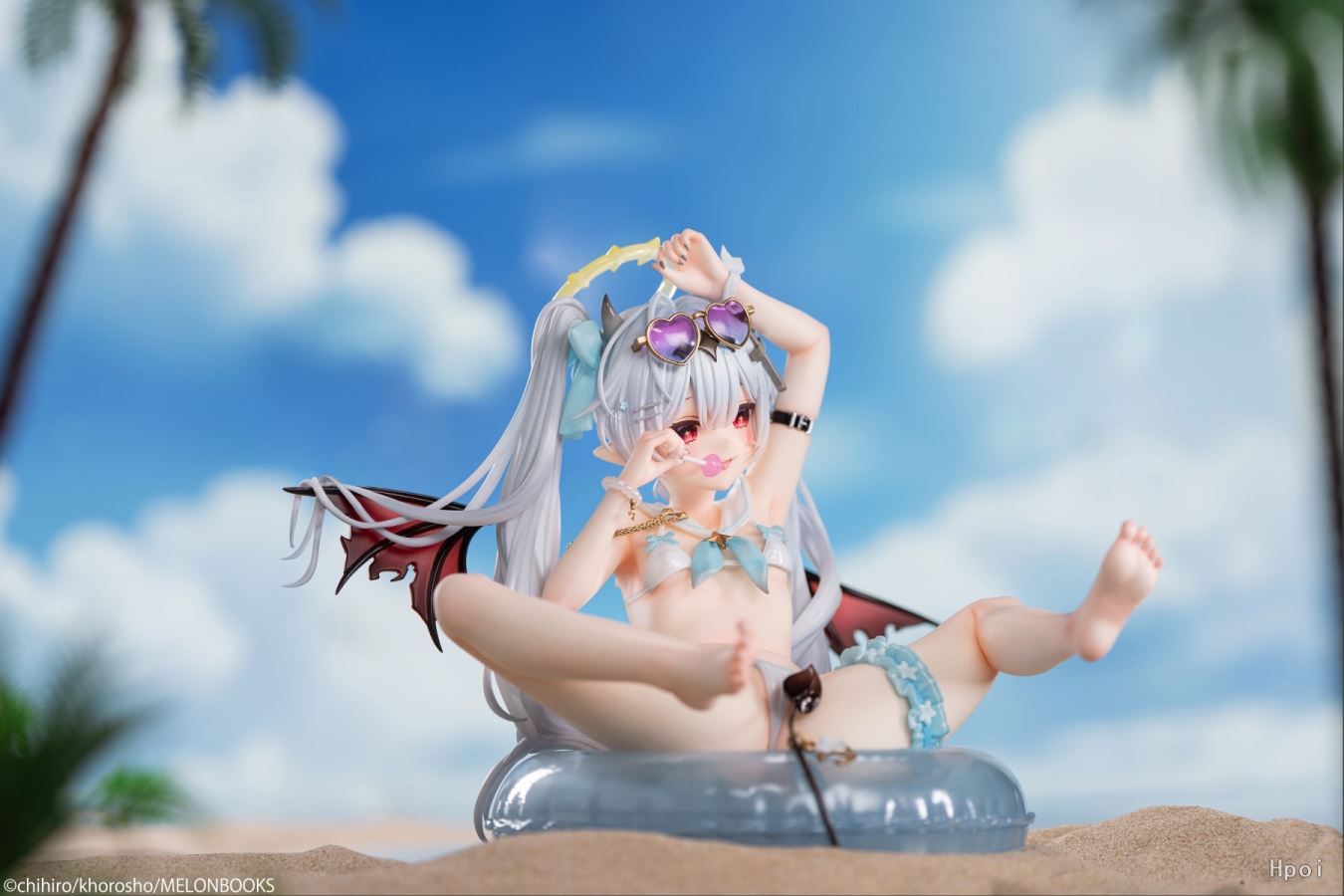 Silver-haired girl ~Floating Summer~ illustrated by Chihiro