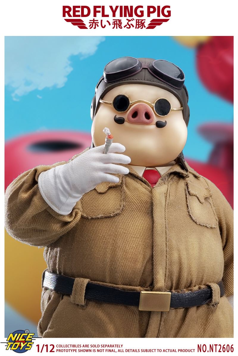 Red Flying Pig 1/12