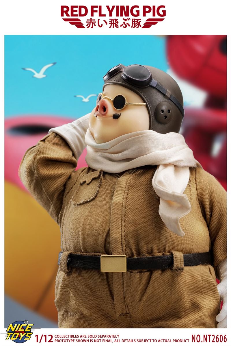 Red Flying Pig 1/12
