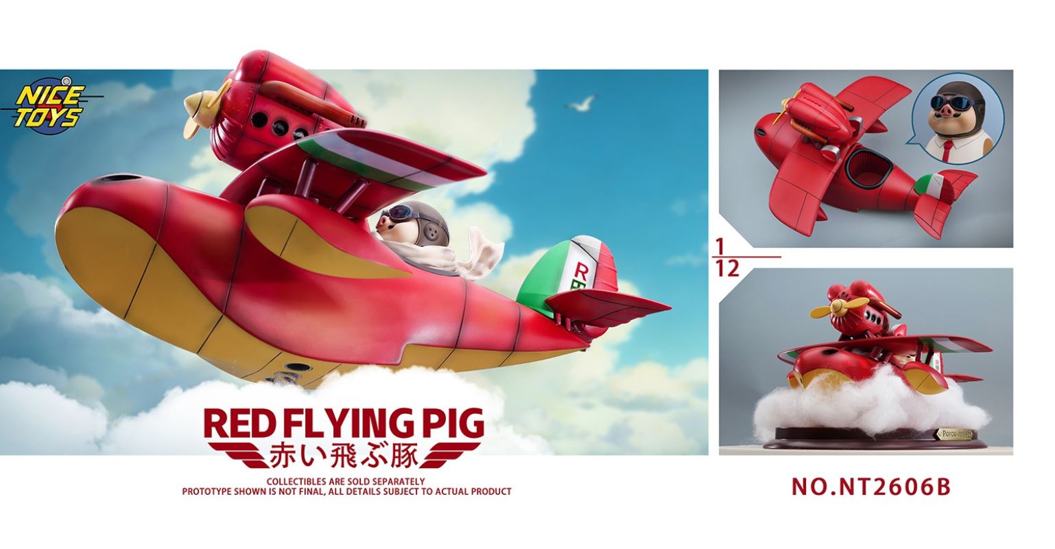 Red Flying Pig 1/12