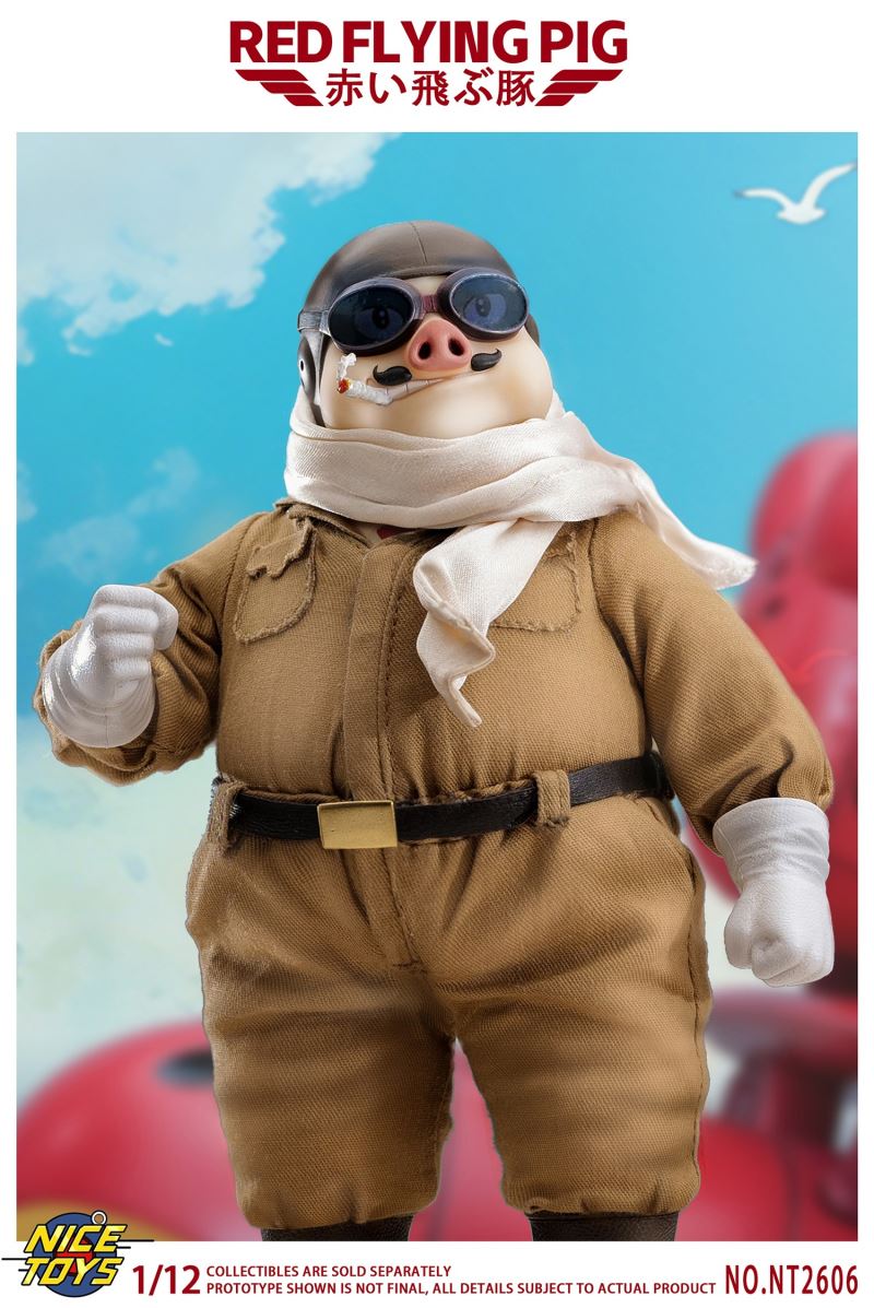 Red Flying Pig 1/12