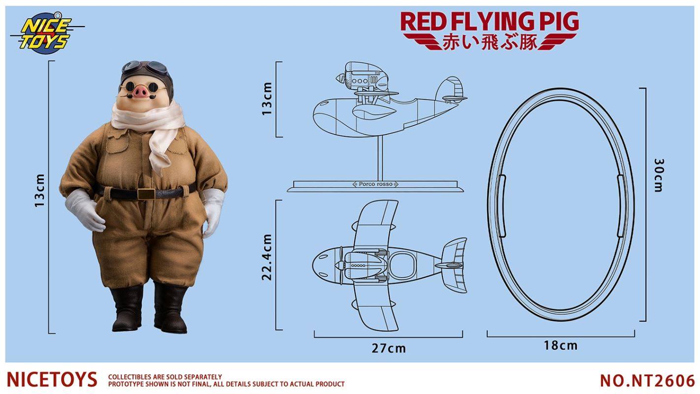 Red Flying Pig 1/12
