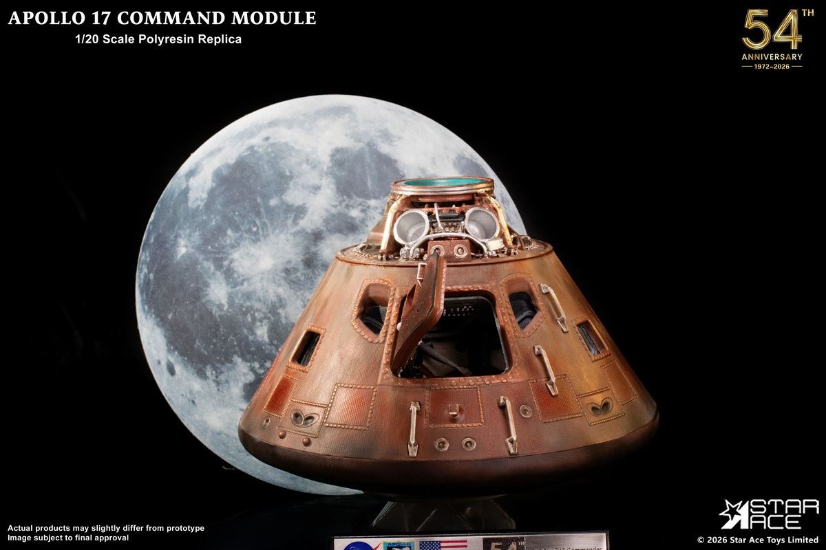 Apollo 17 Command Module Model 1/20