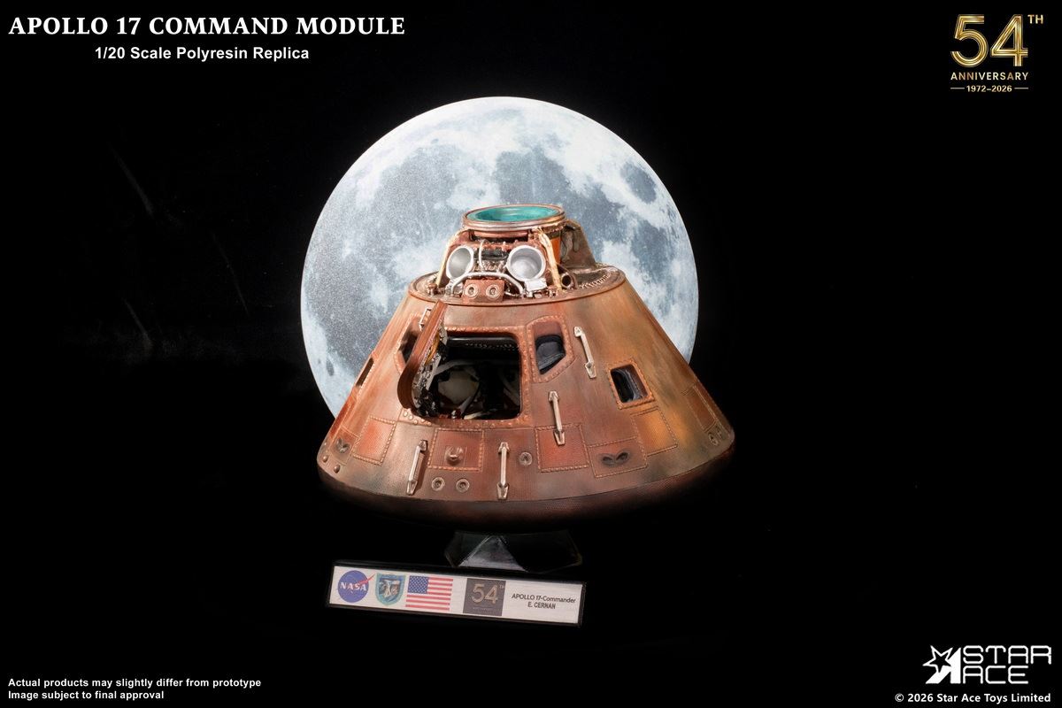 Apollo 17 Command Module Model 1/20
